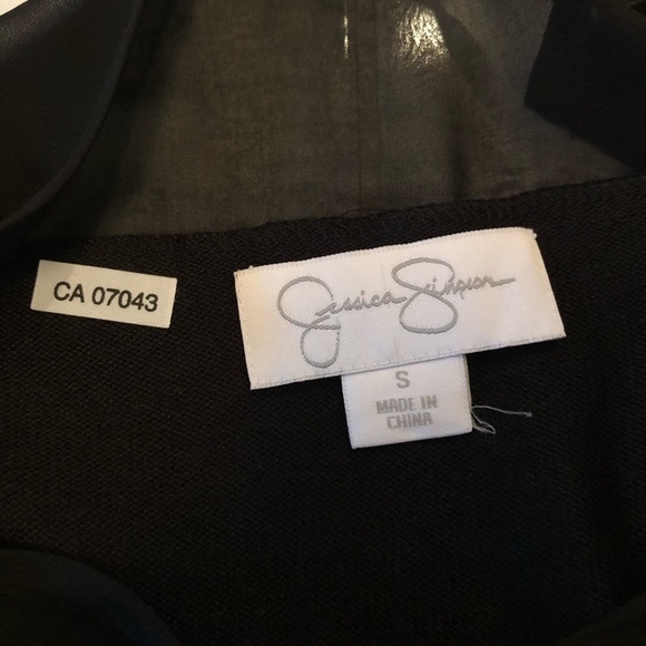 Jessica Simpson black tunic shirt dress. Lace top - Picture 8 of 9